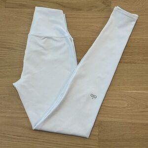 Alo Yoga Women’s White High Waist Airbrush Leggings Size XS